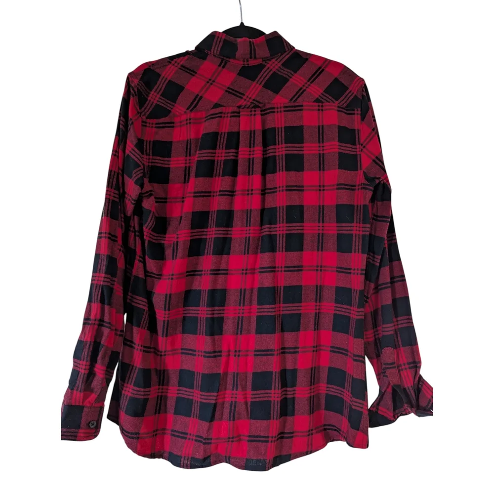 Weatherproof Vintage Red and Black Plaid Shirt - L - Picture 3 of 10